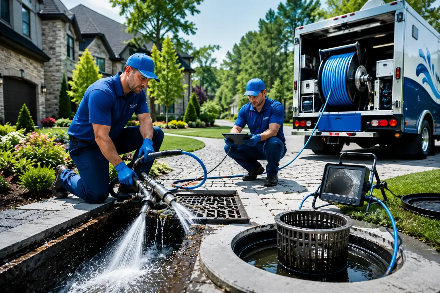 Local outdoor drain cleaning professionals in Blanco, OK