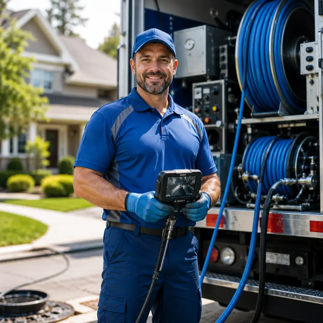 Local outdoor drain cleaning specialists in Blanco, OK